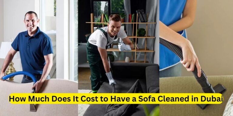How Much Does It Cost to Have a Sofa Cleaned in Dubai